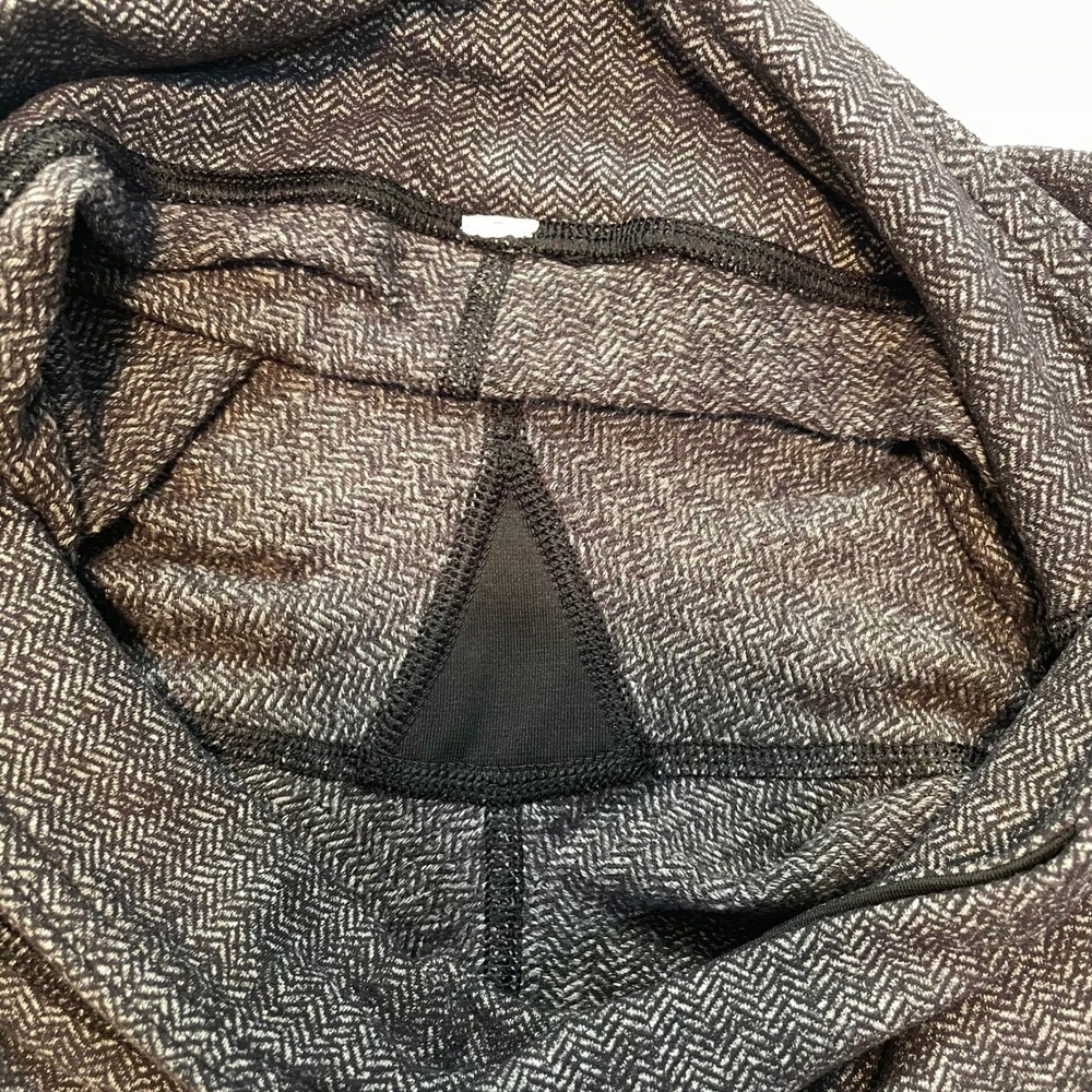 Lululemon Wunder Under Leggings Herringbone Dark Grey High Rise Active SZ 4 $98 - Picture 10 of 12